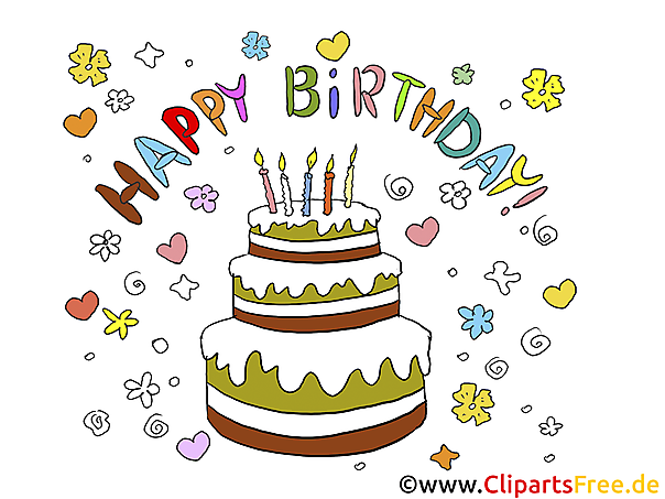 clipart torte geburtstag - photo #9