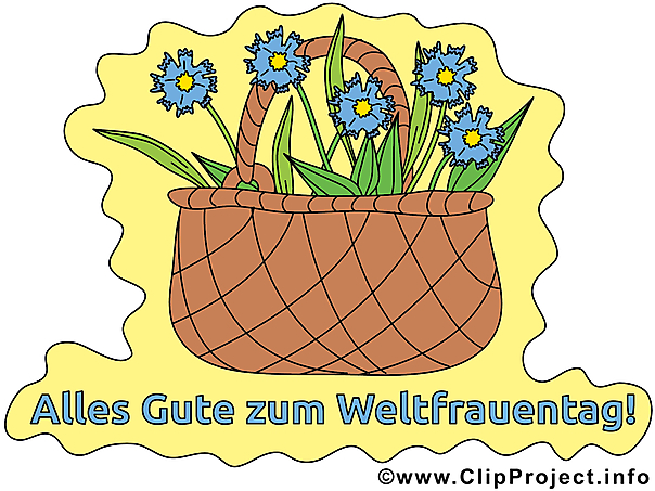 Blumen zum Frauentag Karte Blumen zum Frauentag Karte