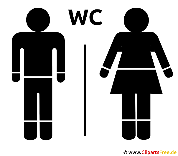 Clipart Wc Schild Kostenlos