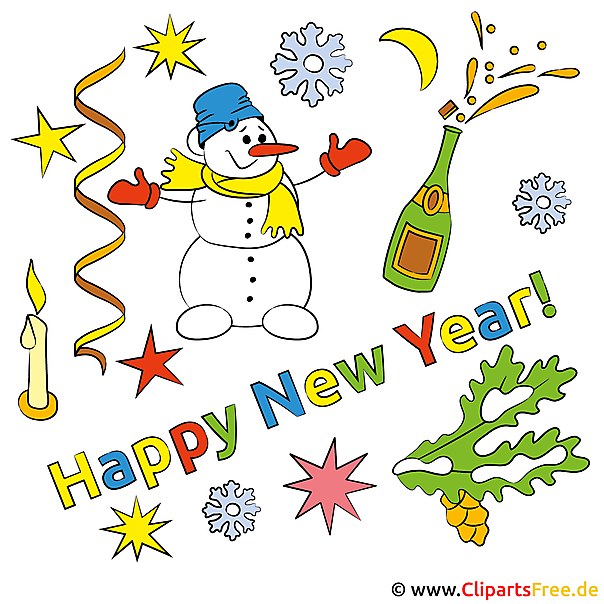 Clipart Kostenlos Neujahr