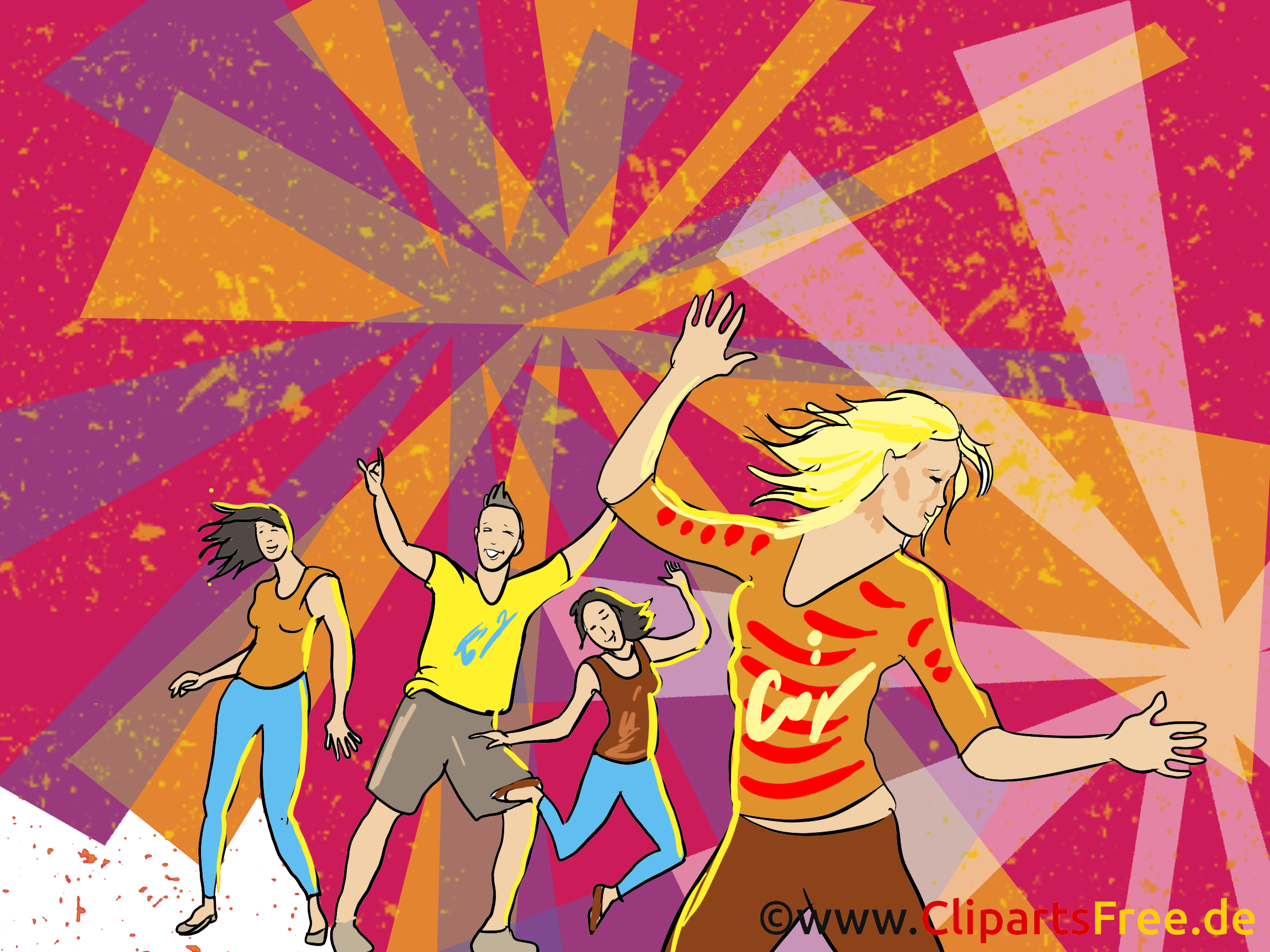Silvester Party Bilder, Cliparts, Karten, Grafiken