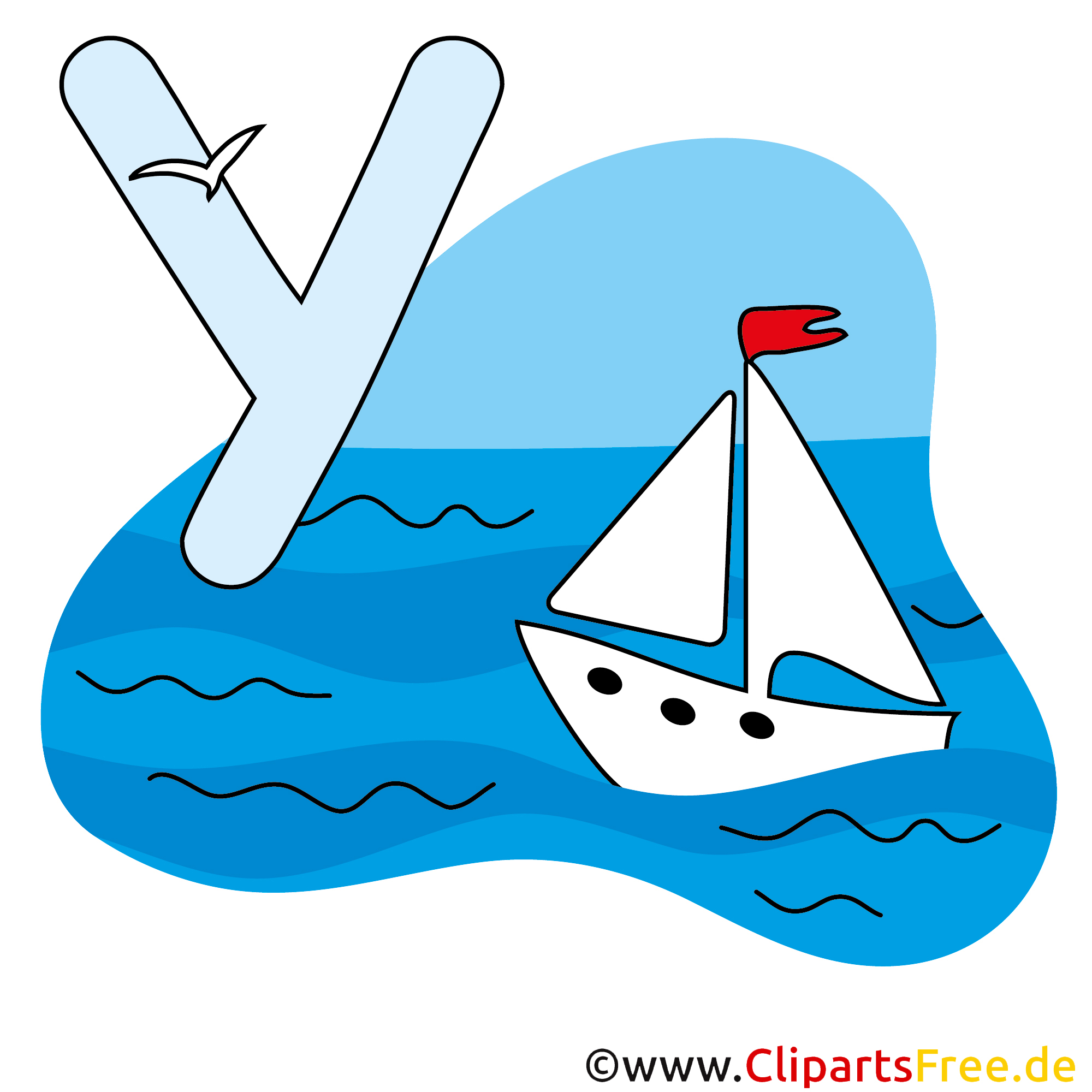 Y is for Yacht Abc Englisch