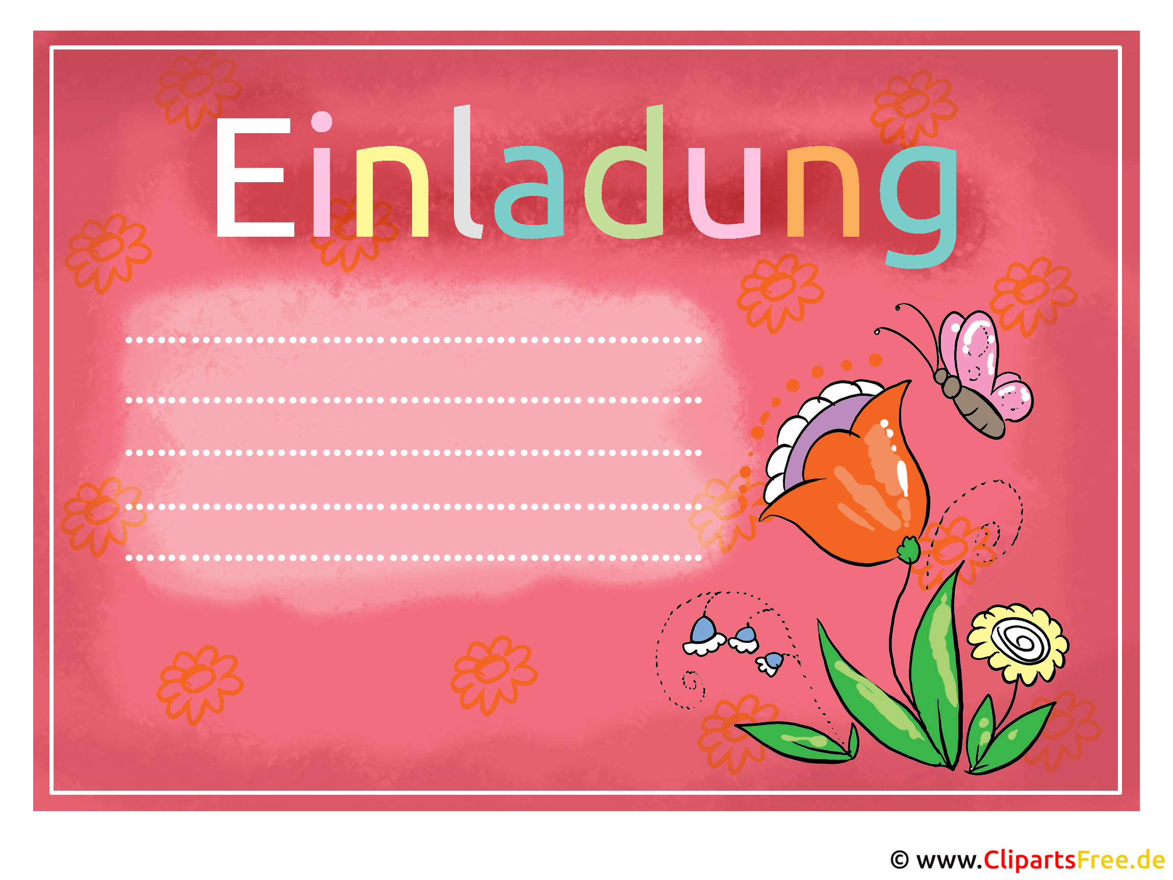 Einladung Gestalten Geburtstag