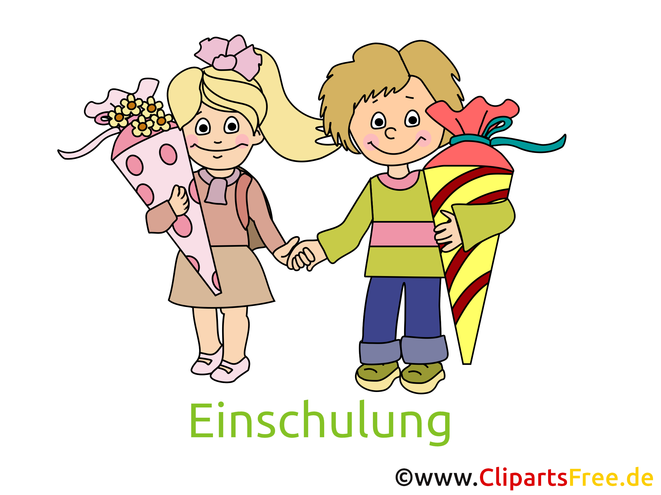 Cliparts Einschulung