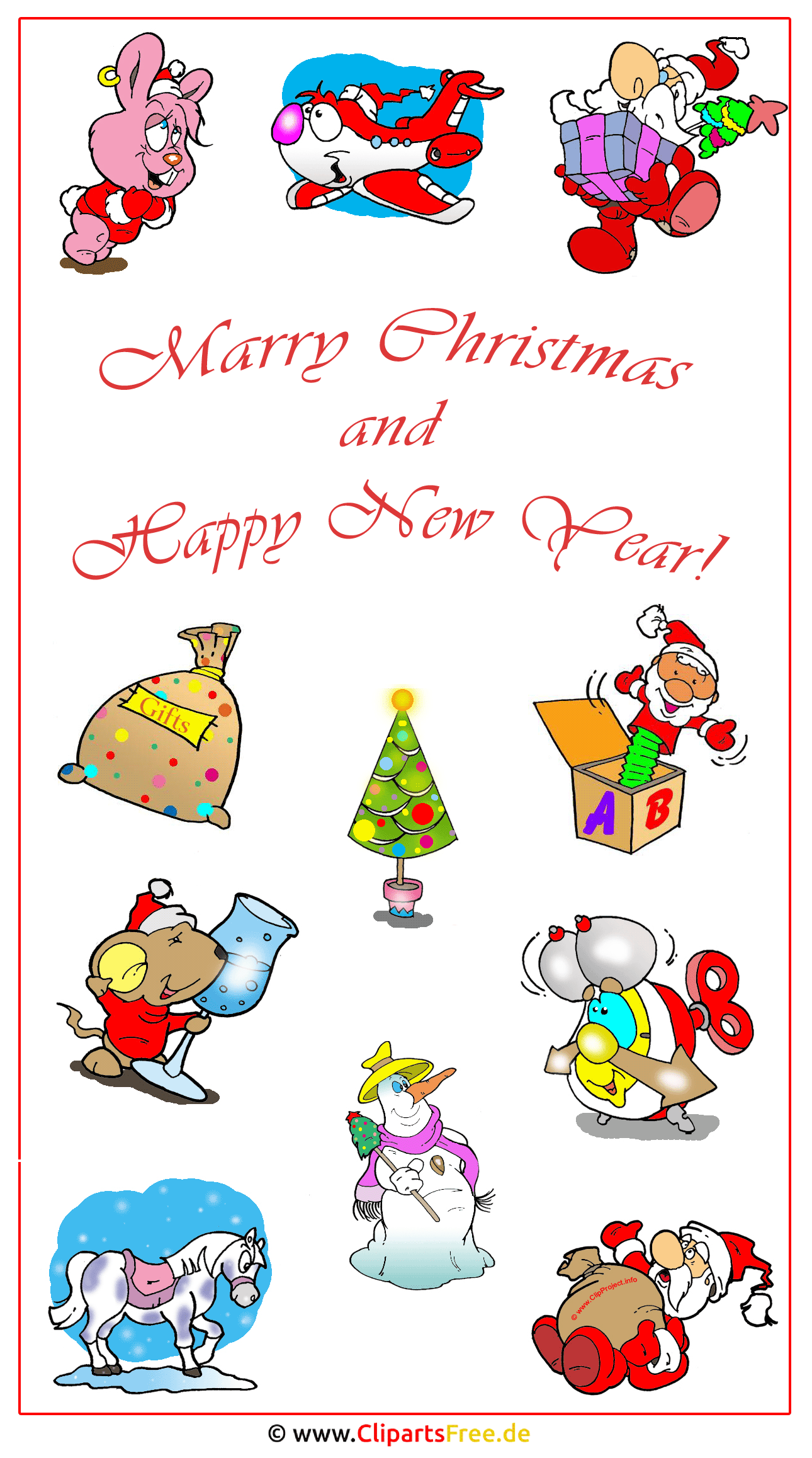 christmas and new year clipart free - photo #8