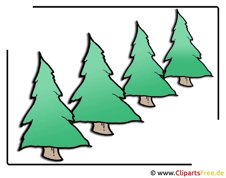 Clipart Kostenlos Wald