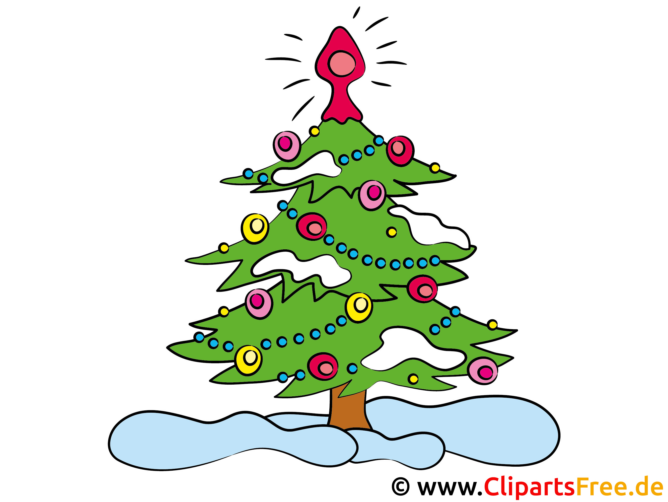 Clipart Kostenlos Weihnachtsbaum