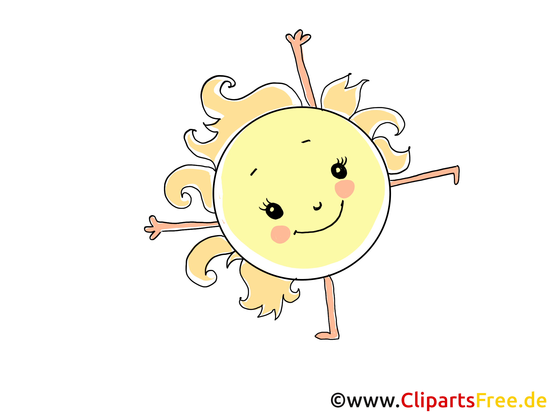 Sonne Clip Art, Bild, Image, Comic