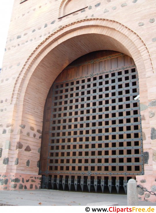 Tor in der alten Burg Foto kostenlos
