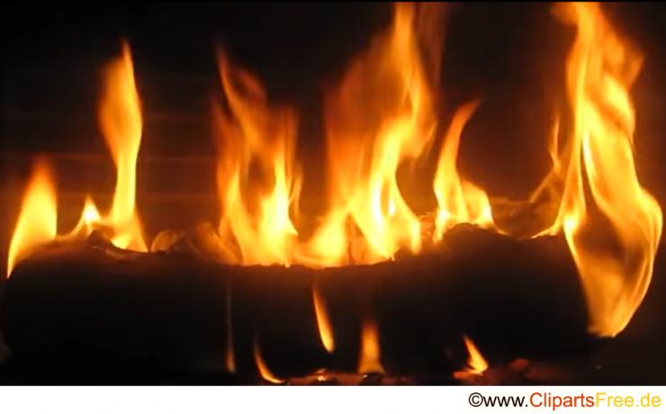 Feuer im Kamin kostenloses Foto