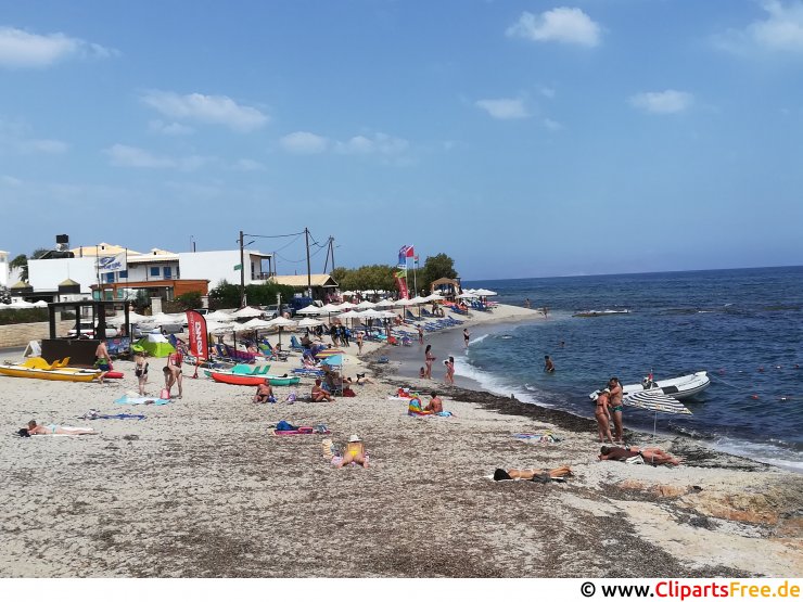 Strand auf Kreta Foto kostenlos