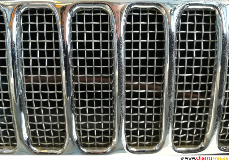 Kühlergrill Auto Hintergrundbild kostenlos