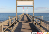 Pier on the Baltic Sea Photo, image, graphics for free