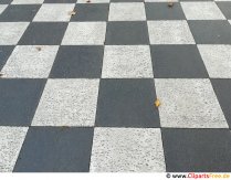 Fussweg als Schachled Foto