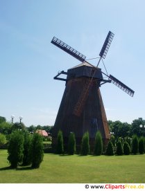 Große Windmühle  kostenloses Foto