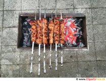 Shish kebab beeld gratis