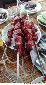 Shish kebab ፎቶ በነጻ
