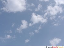 Himmel blau mit weißen Wolken Foto