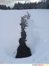 بروک در برف عکس، عکس، گرافیک به صورت رایگان
