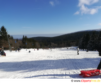 Pista de trineo, imagen de Rödeln, gráfico, foto