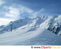 Ski slope image, photo, graphic for free