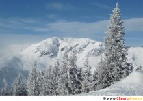 Paisaje de invierno, foto hermosa