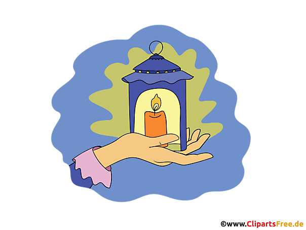 Laterne auf der Hand Illustration, Bild, PNG Clipart
