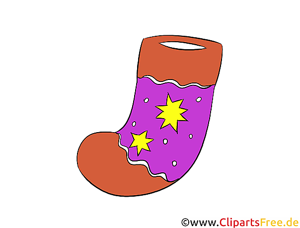 Socken für Geschneke Nikolaustag Clipart, Illustration, Bild Socken für Geschneke Nikolaustag Clipart, Illustration, Bild