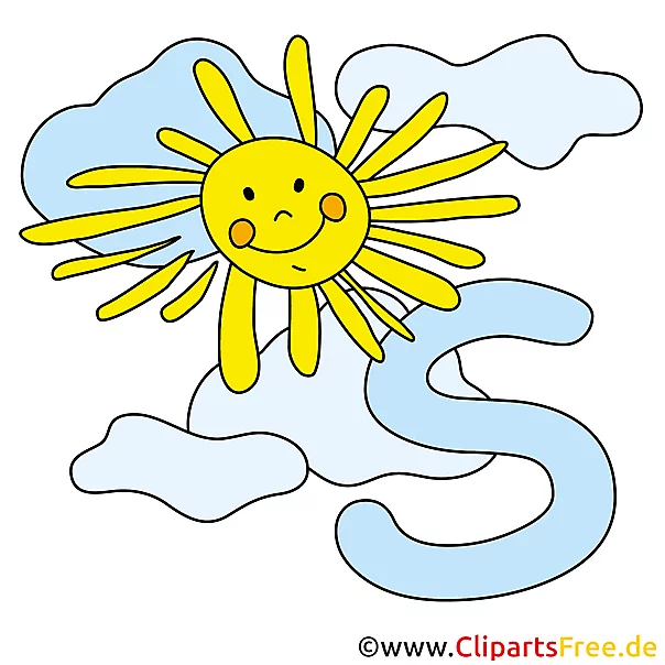 S is for Sun - Bilder mit Buchstaben