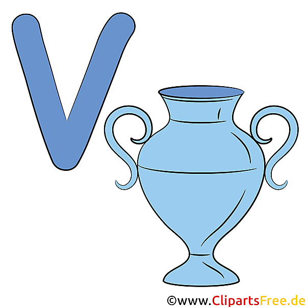 V Is For Vase Abc Buchstaben