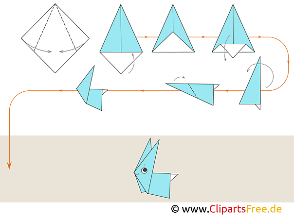 Anleitung Origami Tiere Hase Anleitung Origami Tiere Hase