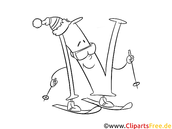 N Buchstaben-Vorlagen zum Durkcne und Malen