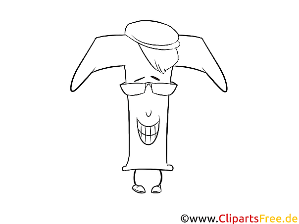 T Alphabet zum Ausdrucken und Ausmalen