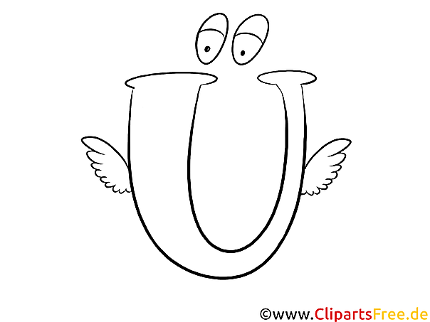 Ü Deutsche Buchstaben zum Ausmalen Ü Deutsche Buchstaben zum Ausmalen