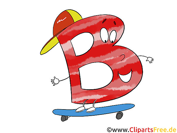 B Buchstaben zum Drucken