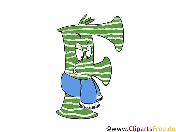 F Symbole und Buchstaben zum Drucken