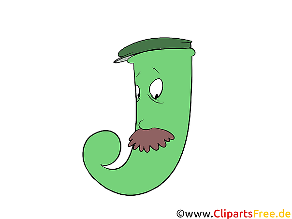 J Bunte Buchstaben zum Drucken