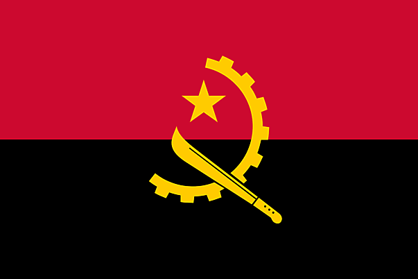 Angola Fahne zum Ausdrucken