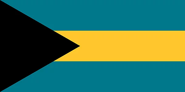 Bahamas Fahne - Bilder mit Weltflaggen für Schulunterricht