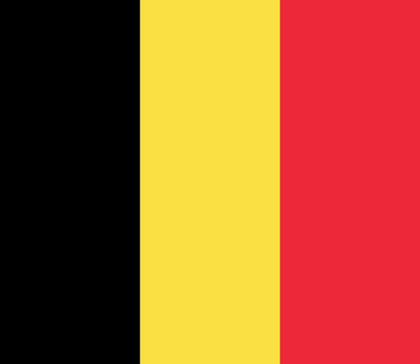 Belgische Flagge Bild zum Drucken