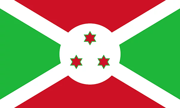 Burundi Flagge zum Drucken