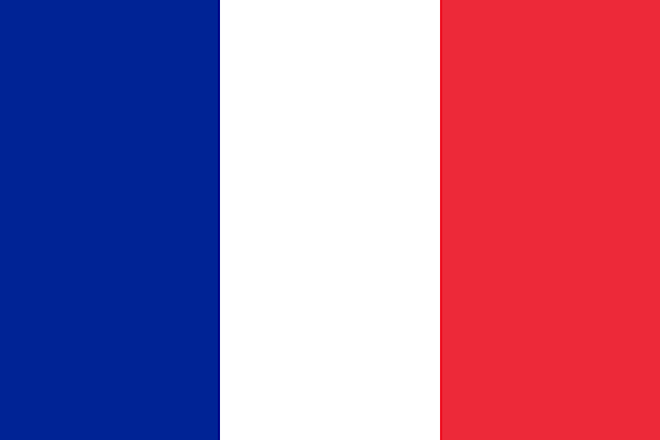 Französische Flagge Bild zum Ausdrucken