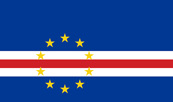 Kap Verde Fahne zum Drucken