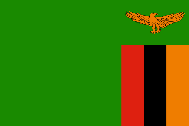 Sambia Flagge kostenlos zum Drucken
