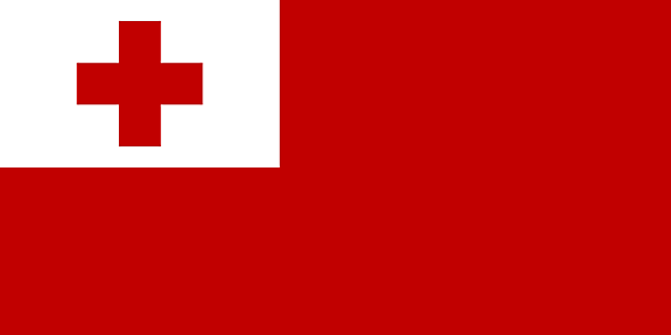 Tonga Flagge Illustration zum Drucken