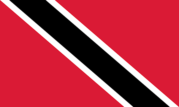 Trinidad und Tobagos Flagge Bild zum Drucken