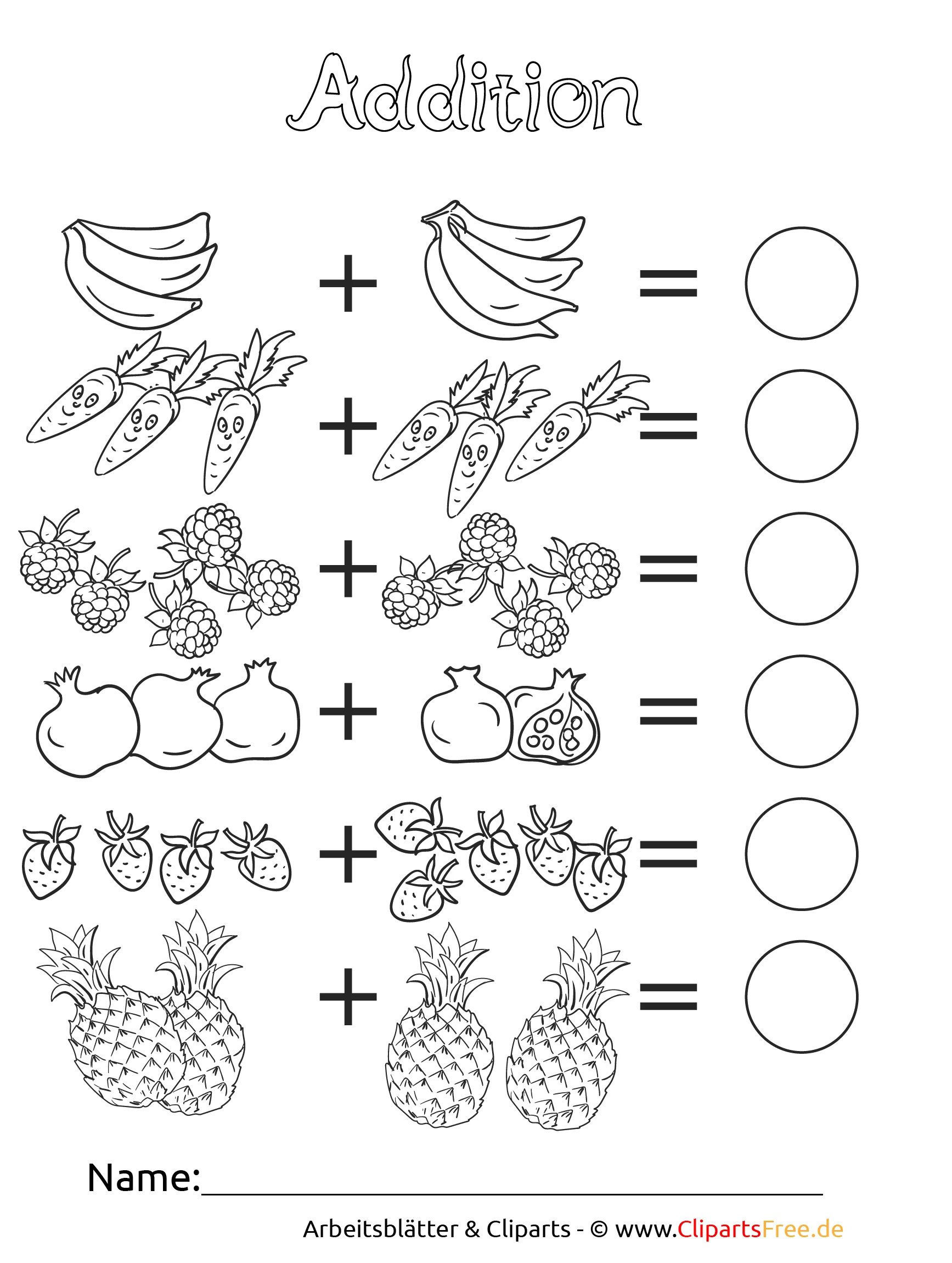 Mathematik Arbeitsblätter für die 1. Klasse Mathematik