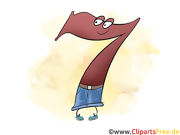 Numero 7 tulostaa clipart, kuva, grafiikka Numero 7 tulostaa clipart, kuva, grafiikka