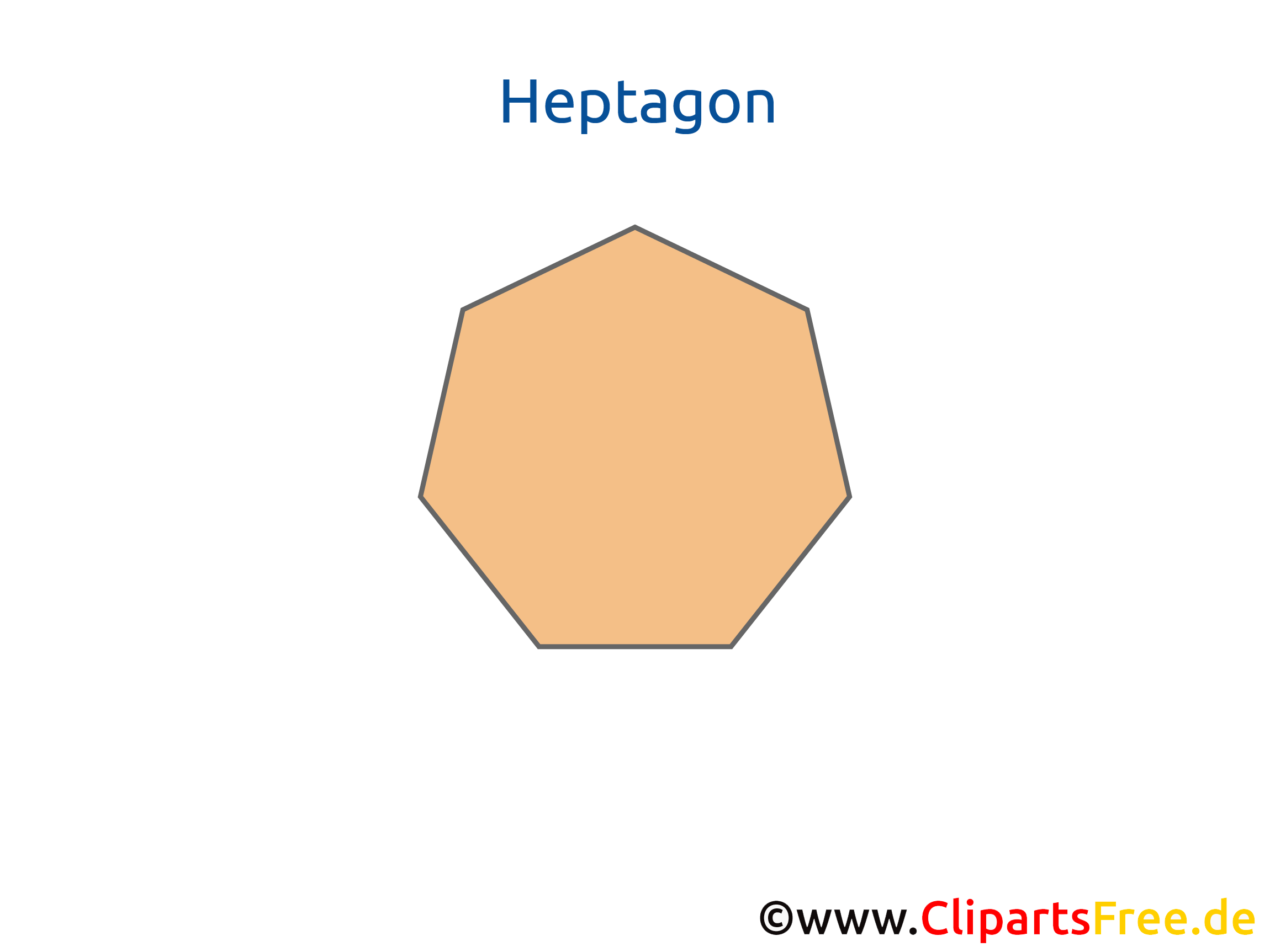 Heptagon, Siebeneck Arbeitsblatt Geometrische Formen kostenlos Heptagon, Siebeneck Arbeitsblatt Geometrische Formen kostenlos