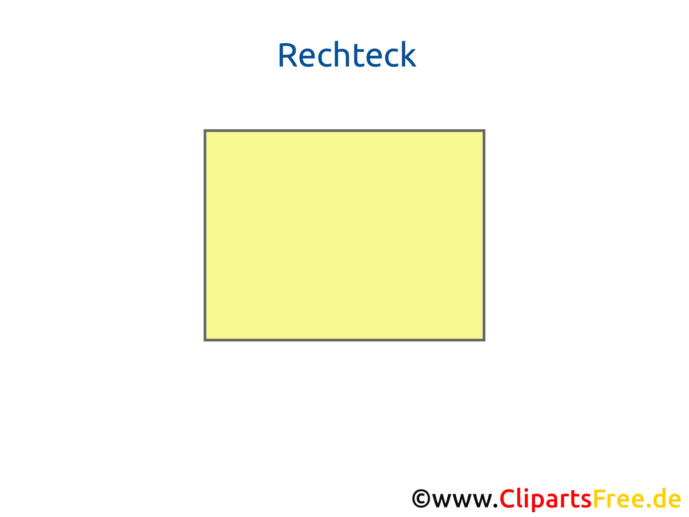 Rechteck Arbeitsblätter Geometrie zum Drucken